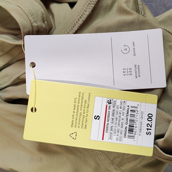 All in Motion Racerback Tank Top Olive Green - Picture 5 of 9